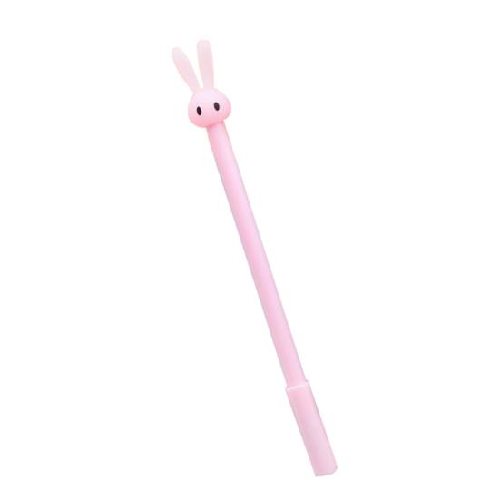 4Pcs Kawaii Rabbit 0.38mm Black Ink Gel Pens Stationery Office School Supplies