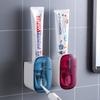 Wall Mounted Toothbrush Holder With Automatic Toothpaste Dispenser Toothpaste Squeezer Simplify Morning