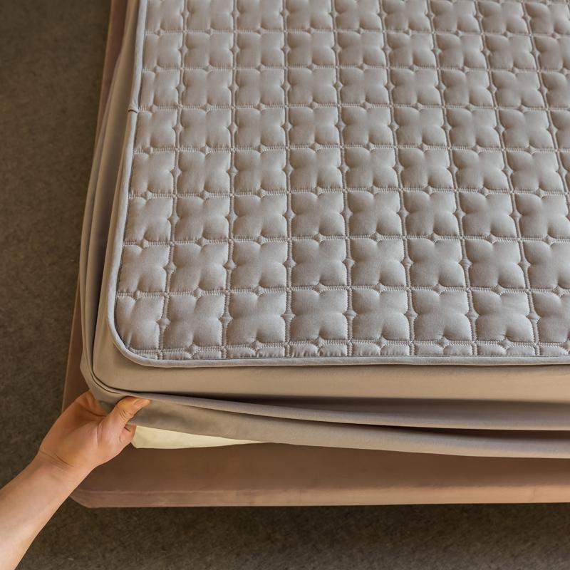 Weicher Verdickter Gesteppter Matratzenschoner Antibakteriell Milbenabweisend Bettmatratzenauflage Schutzbezug Bettdecke Nicht Enthalten Kissenbezug