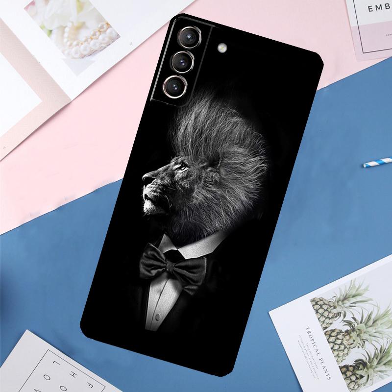 Man Suit Shirt Tie Case For Samsung Galaxy S24 Ultra S21 S22 S23 S25 Ultra S9 S10 Plus S20 FE S25 FE Back Cover