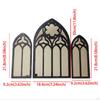 3 Pieces Gothic Mirrors Wall Decor,Decorative Arched Mirrors,Vanity Mirror Tiny for