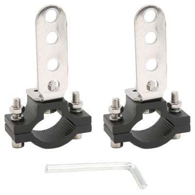 LED-Lichtleistenhalterungen, 3,0 cm Bull Bar Tube Arbeitsscheinwerfer-Montageklemme für Motorrad-LKW, SUV, ATV