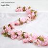 Artificial Cherry Blossom Vine – Silk Floral Decoration for Indoor Ceilings and Air Conditioning Water Pipe Covers