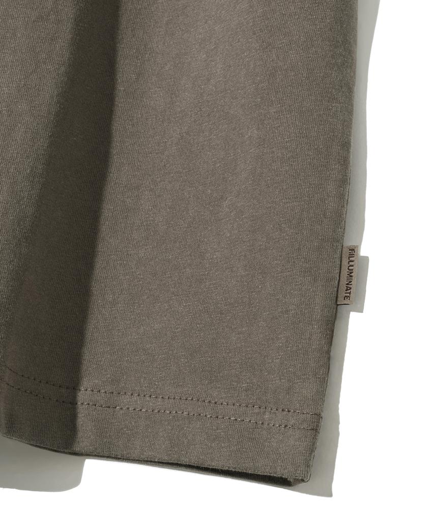FILLUMINATE Flm Small Logo Pigment T-Shirt - Brown