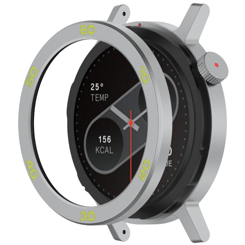 Bezel Rings Screen Protector Smartwatch Frame Cover for CMF Watch 2 Replacement Protector Bumper with Tempered Film