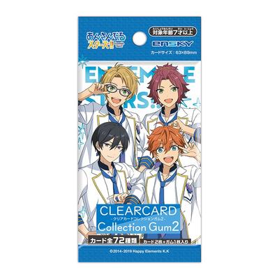 Ensemble Clear Card Collection Gum 2 BOX Stars!! 16-pack (Candy Toy)