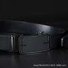 Men'S Leather Fashionable Simple Automatic Buckle Business High-End Belt First Layer Cowhide High-End Belt