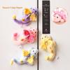 Cute Dopamine Color Flying Dragon Plush Refrigerator Magnet & Keychain Ornament
