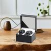 PU Leather Matching Watch Box Jewelry Container Holder For Couple With 2 Compartment for Necklace Bracelet Storage