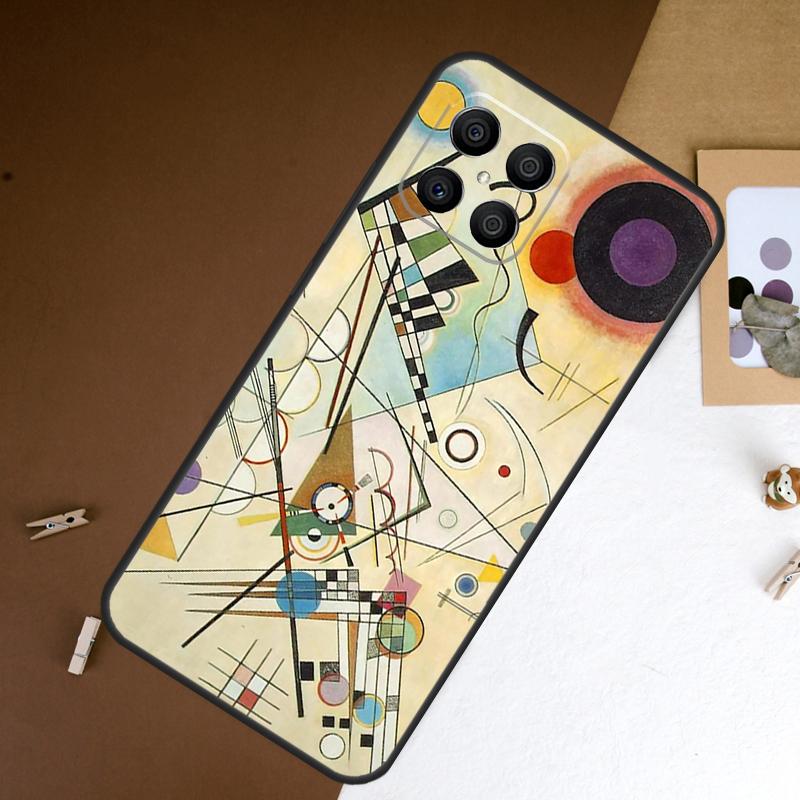 Wassily Kandinsky Abstract Artistic Case For Honor 200 Pro 400 50 70 90 X9a X9b X9c X9d X8b X8c Win Magic 7 Lite 5 6 8 Pro Cover