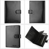 Men Leather Long Wallet Large Capacity Card Holder Passport Pocket Zipper Coin Purse Business Clutch Wallet Unisex Travel Organizer Clutch
