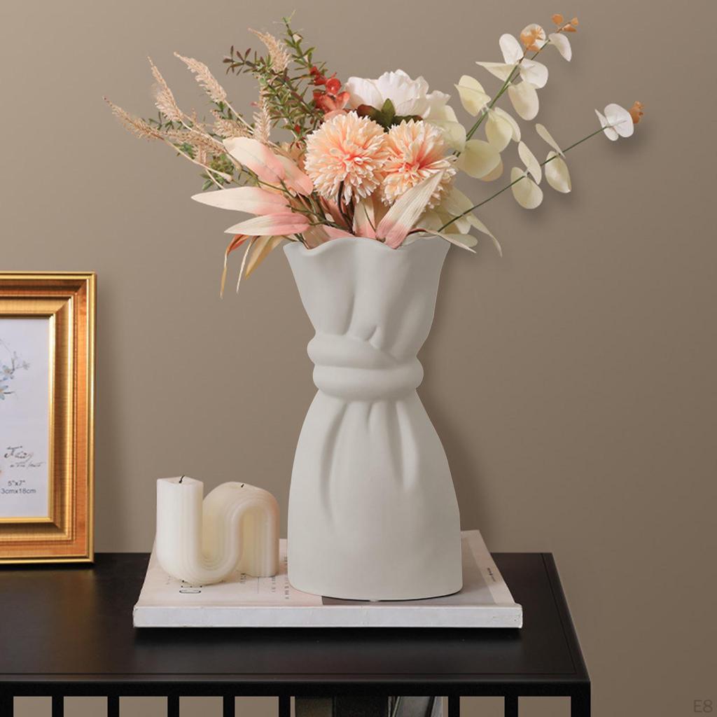 Creative Ceramic Flower Vase Bud Pot Arrangement for Cafe Home Dinner Table Ornament