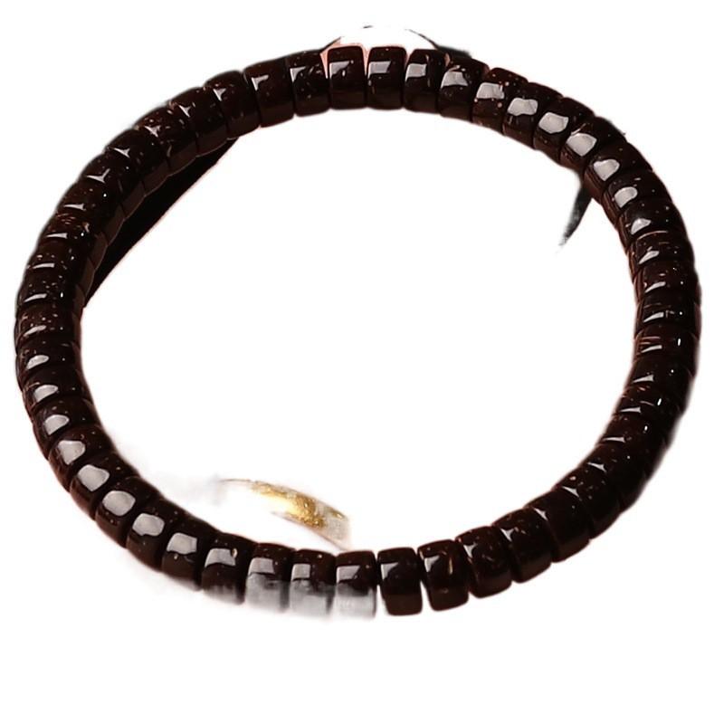 Indonesian Coconut Shell Beaded Bracelet Handcrafted Vintage Jewelry Men Women