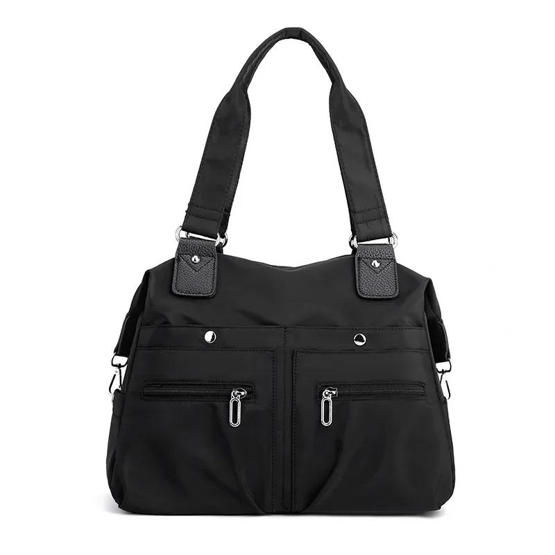 Tote Bag Handbag Shoulder Bag For Women Nylon Waterproof Large Capacity Shopping Crossbody Bag Ladies Messenger Bags Handbags