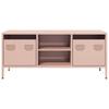 Vidaxl TV Cabinet, Pink, 101.5X39X43.5 Cm, Cold Rolled Steel
