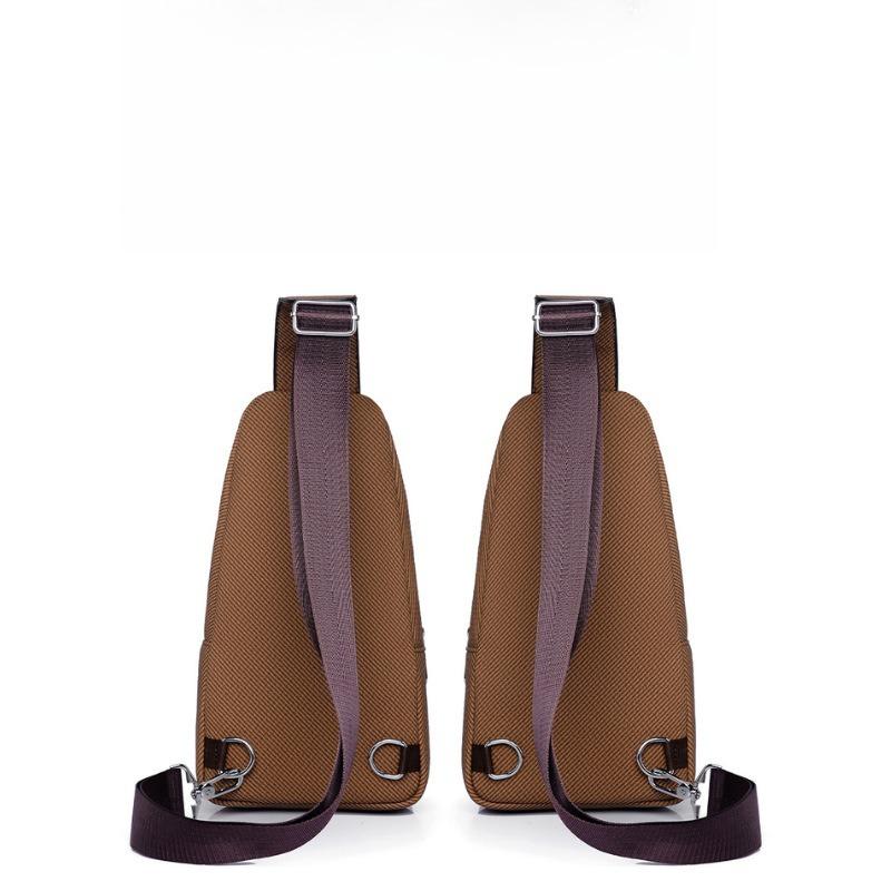 New Large Capacity Men's Chest Pouch,Crossbody bag,PU Leather Luxury Design Sling Bag, for Phone, Wallet & Outdoor Essentials