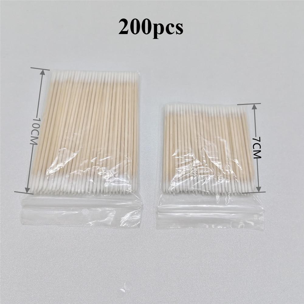 100/300/500/900/1000pcs Double Side Wood Cotton SwabEyelash Sticks  Swabs Nails Ear ToothpicksEye tattooclean,Tattoo accessories