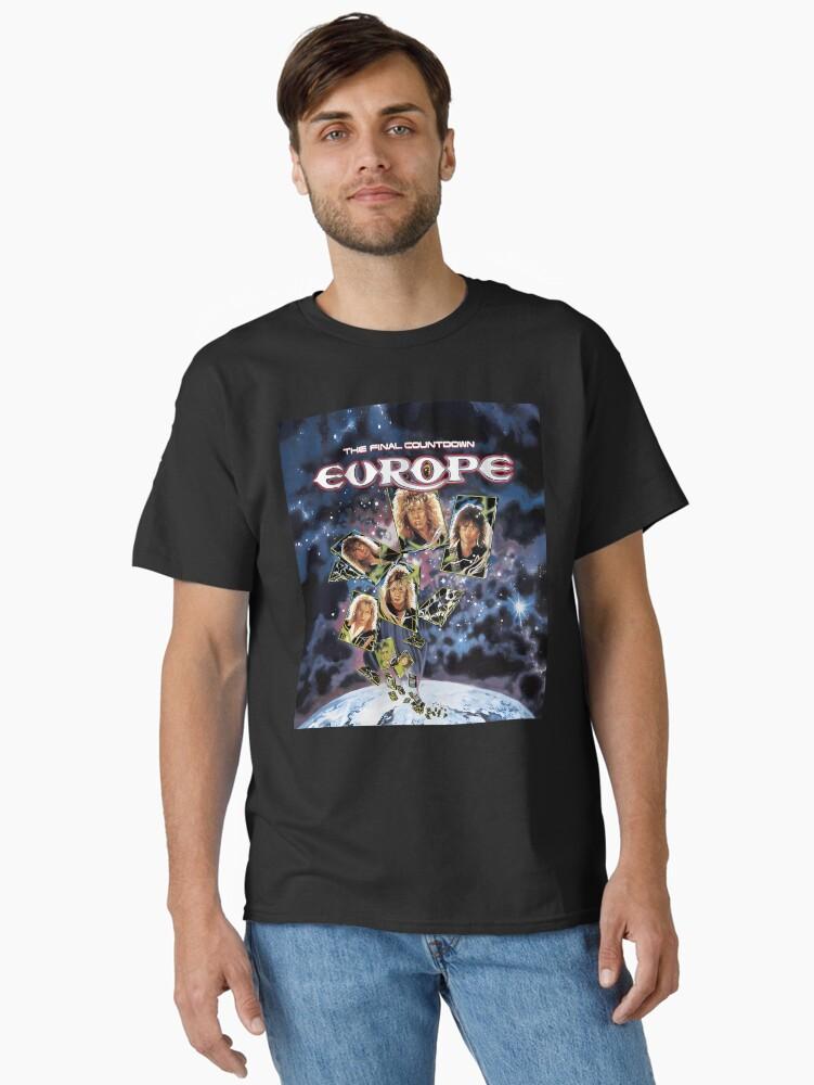 Europe The Final Countdown Foureb Europe Band War Of Kings Classic T-Shirt