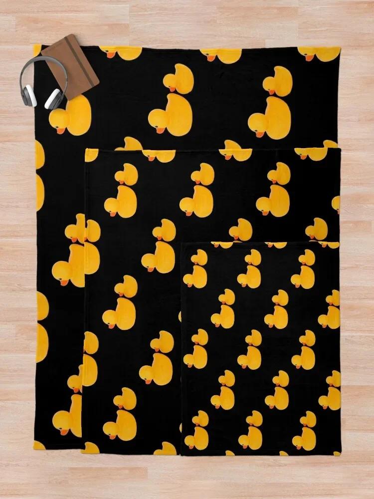 Rubber ducks Throw Blanket Loose Blankets For Baby Picnic Hairys Blankets