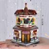 LOZ 1632 City Street Shopping Mall Shop Store Market Architecture DIY Mini Blocks Bricks Building Toy for Children Gift No Box