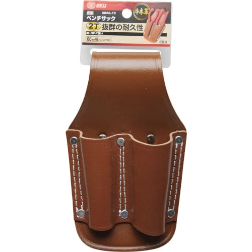 SK11 Genuine Cowhide Pliers Sack, 2-Piece Holder, Tool Storage, SBRL-13, Made In Japan