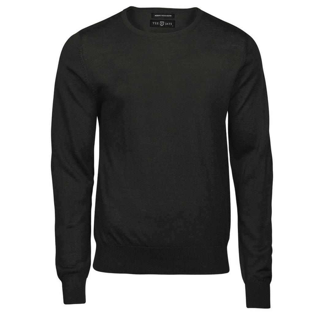 Tee Jays Mens Merino Blend Crew Neck Sweatshirt