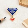 Punk Spirit Superhero Enamel Pin – Kindness Is the Real Punk Rock Brooch