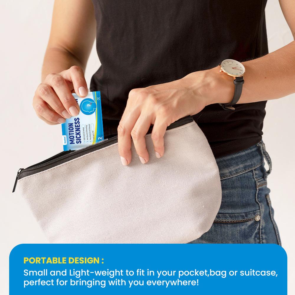 Car Motion Sickness Patch To Relieve Headache, Airsickness and Seasickness Plaster, Nausea and Dizziness Patch