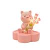 Kawaii Little Cat Tulip Night Light Cartoon Animal Bouquet Sculpture  Bedroom