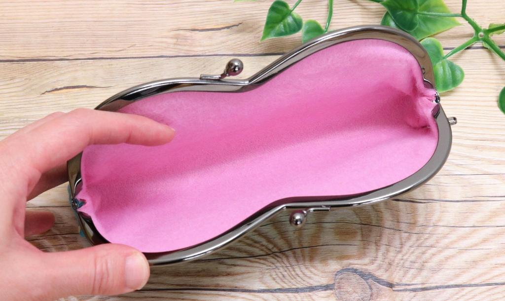 Kyosuke Glasses Clasp Cat Case, Purse, M-Shaped, Yumeji/Black