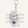Heiße Spiel-Schlüsselanhänger für Damen-Accessoires Tasche Damon Maitsu Eva Tsunaka Wolfgang Akire Kai Monteago Schlüsselanhänger Schmuck Fans Geschenke