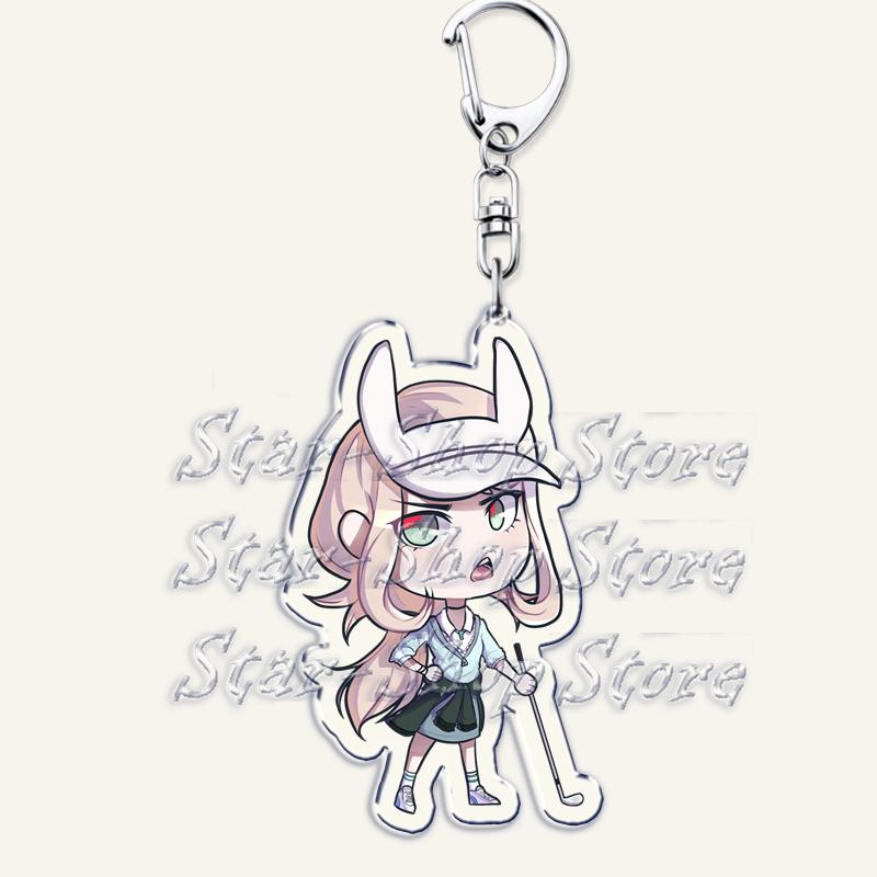 Heiße Spiel-Schlüsselanhänger für Damen-Accessoires Tasche Damon Maitsu Eva Tsunaka Wolfgang Akire Kai Monteago Schlüsselanhänger Schmuck Fans Geschenke