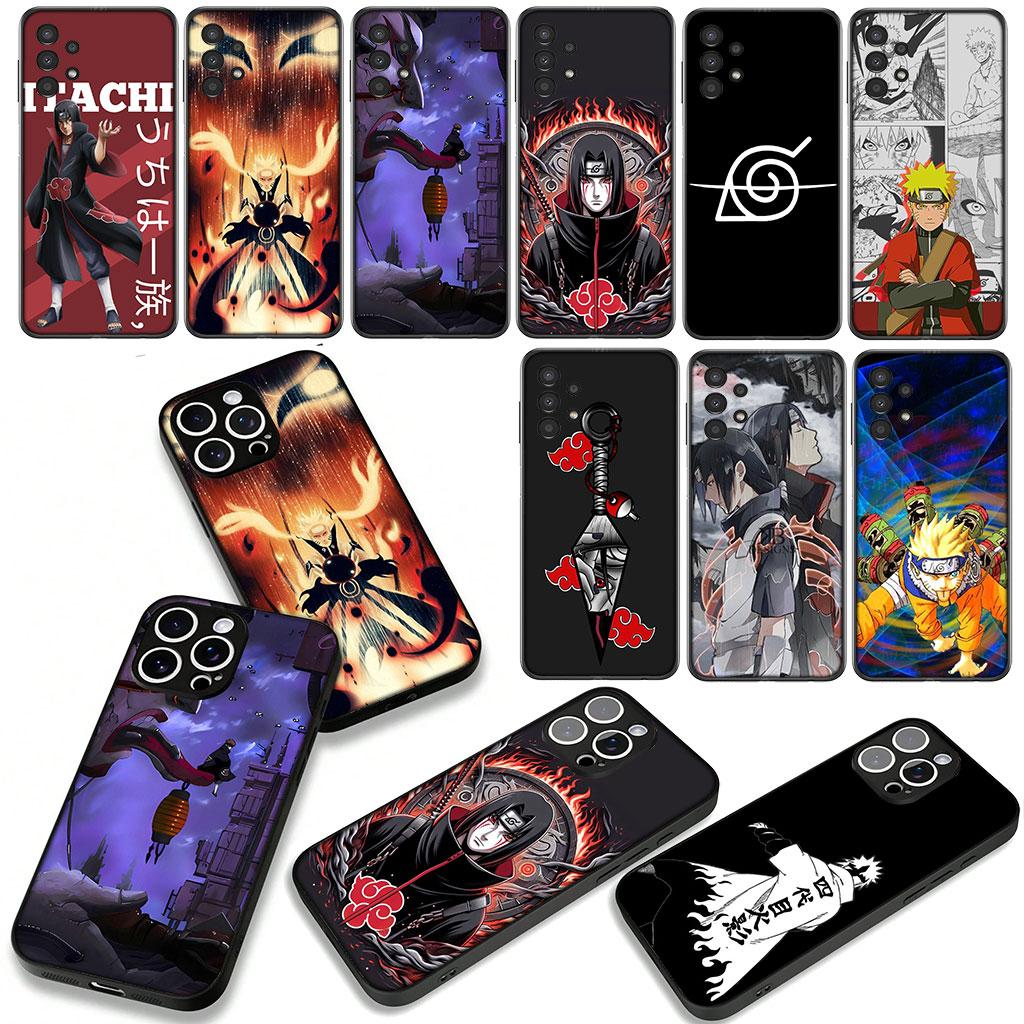 Narutos Sasuke Uchiha Itachi Akatsuki für Samsung Galaxy A36 A17 A26 A07 A35 A54 A53 A13 A33 A34 S8 S9 S20 S21 FE S10 Plus Hülle
