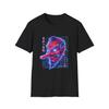 Cyberpunk Tengu T-Shirt Neon Japanese Yokai Demon Tee Anime Glitch Art Streetwear Oni Mask Graphic Gift for Him Her Unisex