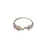 Korean Sweet Crystal Leaf Cuff Bracelet: Elegant Fashion Jewelry for Women