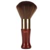Soft Nylon Hairs Neck Duster Ergonomic Wooden Handle Hair Cut Neck Brush Neck Duster Brush Salons