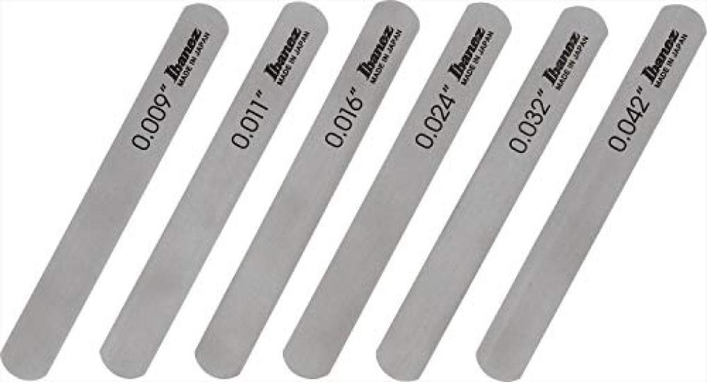 Ibanez Prestige 4449EG6X Electric Guitar Nut File Set, 6 Gauges .009–.042 in, Made in Japan