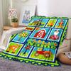 Custom Name Cute Cars Theme Printed Blanket - Perfect for Couch, Bed, Travel & Outdoor Use | Machine Washable, Cozy & Durable.