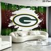 Green Bay Packers Logo Wall Tapestry Aesthetic Wall Hanging Printed Fabric Blanket Decorative Tapestries for Bedroom Living Room Home Decor