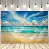 Summer Tropical Beach Scenery Tapestry Polyester Fiber Wall Hanging Indoor/outdoor Wall Decoration Home Decoration