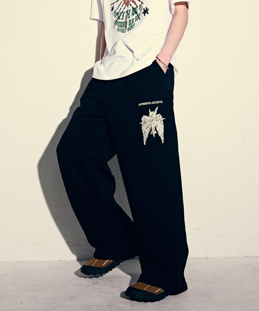 Super Serve Heaven Galaxy Pintuck Training Pants - Black