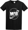 MIB Rundes Logo Vintage Herrenmode T-Shirt Lässige T-Shirts Kleidung Schwarz 3XL