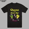 T-shirt en coton à manches courtes et col rond pour homme et femme Queens Of The Stone Age