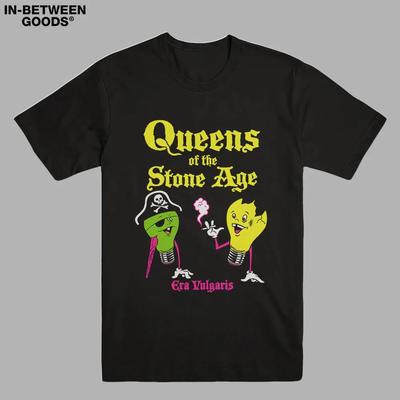 Unisex Short Sleeve Crew Neck Cotton T Shirt Queens Of The Stone Age