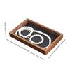 Simple Jewelry Organizer 12/24 Grids Jewelry Display Holder Wooden Jewelry Tray  Jewelry Seller