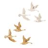 Golden Geese Wall Hanging Golden Bird Decorative Piece Three-dimensional Background Wall Decoration Resin Handicrafts