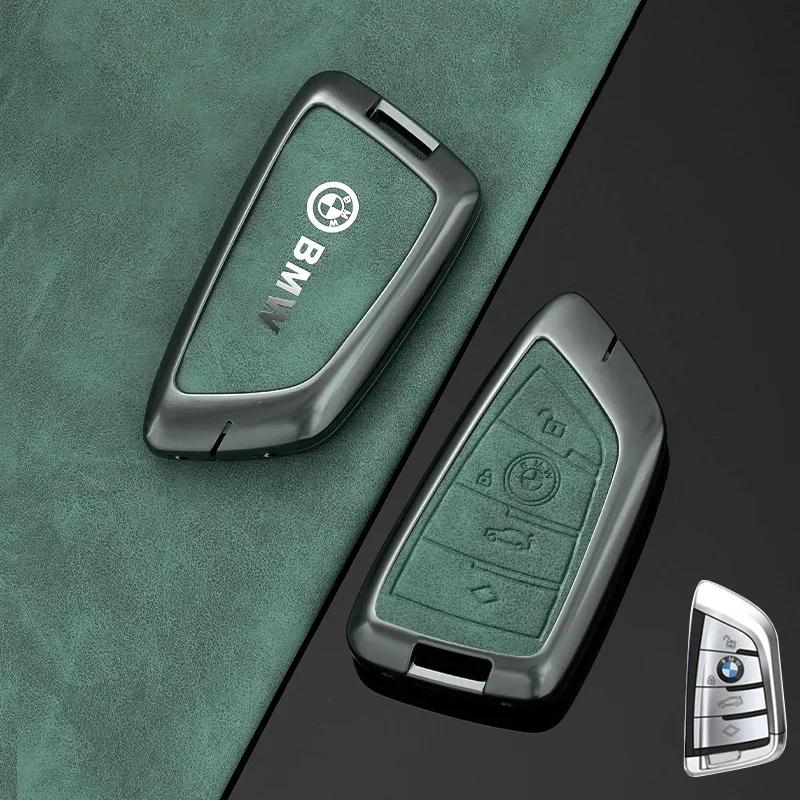 Forró 2025 Cinkötvözet Autó Kulcstartó Fedél Tartó Ház BMW X1 X3 X5 X6 X7 1 3 5 6 7 Sorozathoz G20 G30 G11 F15 F16 G01 G02 F48 A