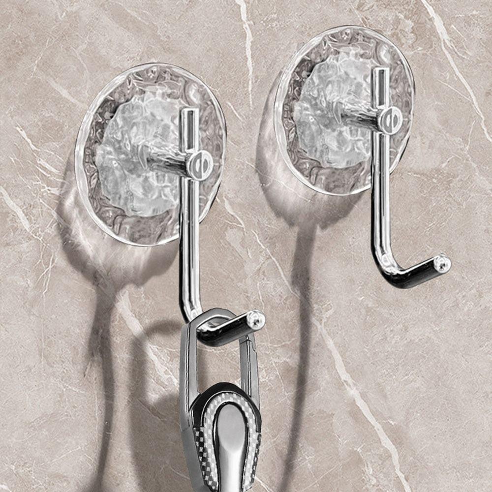 

Punch-free Light Luxury Hook Kitchen Bathroom Accessories Kitchen Hooks New Acrylic Hooks