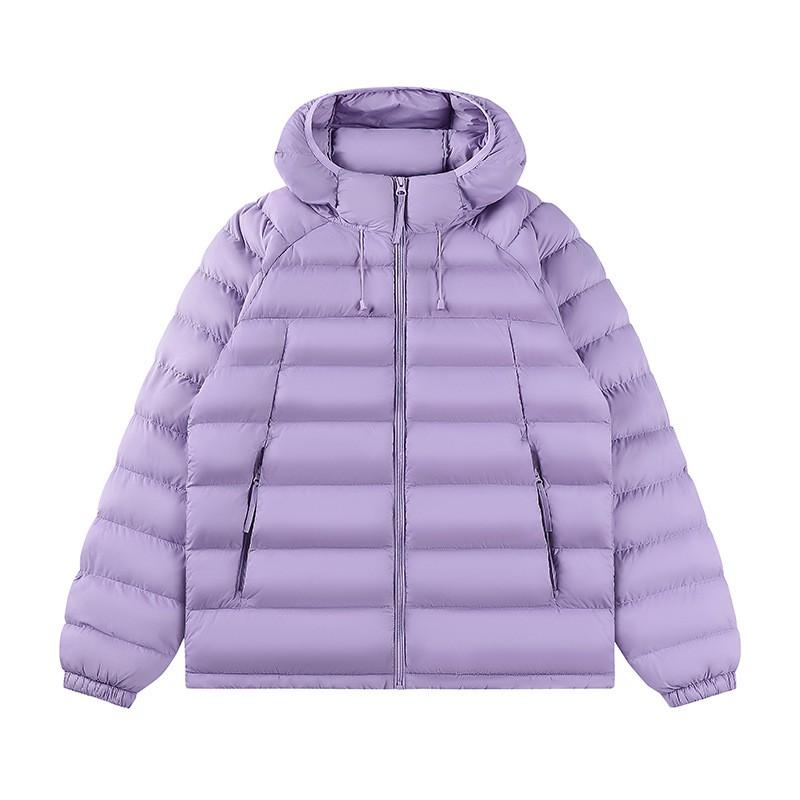 Unisex Winter Puffer Coat Hooded Slim Fit Thick Cotton Jacket Couples