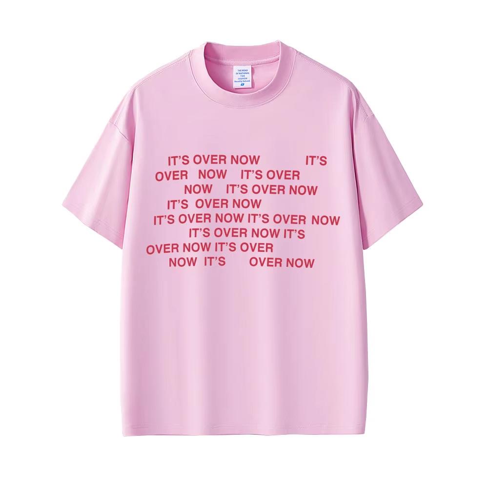 Everything I Wanted Its Over Now Merch Tshirt Men Women 2026 Fashion Pop Music T Shirts Male Casual Short Sleeve Top